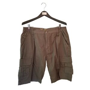 Task Force Adventure Gear Cargo Green Men's Shorts Size 38 Inseam 11 in